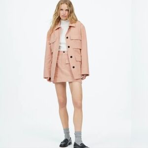Madewell Flap Pocket Field Jacket - pale blush